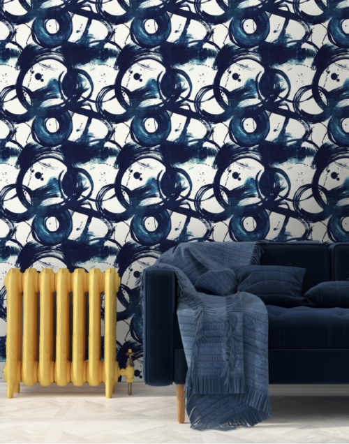 Denim spirit 01 mind the gap behang den haag frederikpremier interieurwinkel