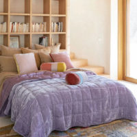 Zijde velours sprei - Afbeelding 2